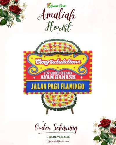 Bunga Papan Congratulation di Tanjung Batu